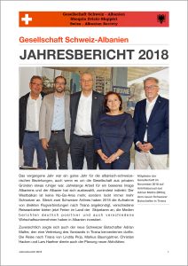 Gesellschaft Schweiz-Albanien: Jahresbericht 2018